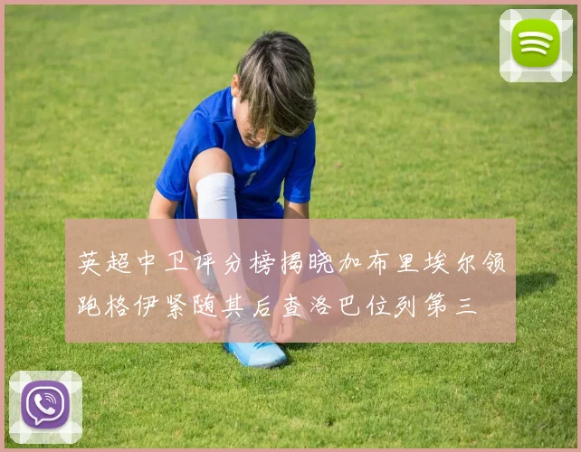 英超中卫评分榜揭晓加布里埃尔领跑格伊紧随其后查洛巴位列第三